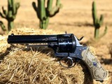 1850s Verney Carron Fres Belgium made 11mm Pinfire Revolver with Gold Inlay Engraving - 9 of 14