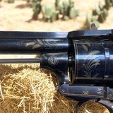 1850s Verney Carron Fres Belgium made 11mm Pinfire Revolver with Gold Inlay Engraving - 11 of 14