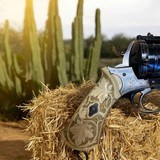 1850s Verney Carron Fres Belgium made 11mm Pinfire Revolver with Gold Inlay Engraving - 5 of 14