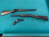 **Cowboy Action 3-GUN Rifle/Revolver/Shotgon SET!! In .357 / 12GA - 1 of 14