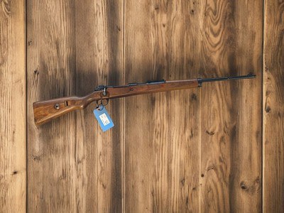 WW2 German Mauser 98k 'byf 41 Nazi Bolt - Action Rifle, chambered in 7.92 x 57mm Mauser (8mm Mauser) "Sporterized Mauser" NUMBER
