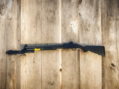 Mossberg 590A1 Pump Action Shotgun w/Bayonet Chambered in 12Ga