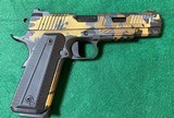 Nighthawk Custom Agent 2 Black and Gold Multicam 1911 Style Pistol Chambered in .45 ACP - Image 6 of 10