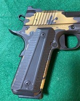 Nighthawk Custom Agent 2 Black and Gold Multicam 1911 Style Pistol Chambered in .45 ACP - Image 7 of 10