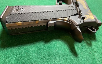 Nighthawk Custom Agent 2 Black and Gold Multicam 1911 Style Pistol Chambered in .45 ACP - Image 4 of 10