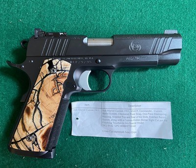 ****Nighthawk 'Bob Marvel' Custom 1911 Style .45 ACP Pistol 