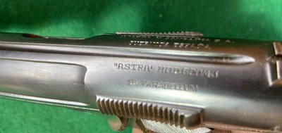 Astra 600/43 Pistol Chambered in 9mm - Image 5 of 9