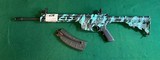 S&W M&P Model 15-22.22Cal LR in Robins Egg Blue Camo Platinum Finish - Image 9 of 13