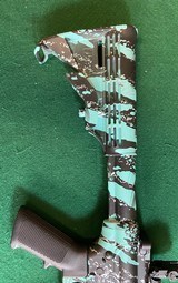 S&W M&P Model 15-22.22Cal LR in Robins Egg Blue Camo Platinum Finish - Image 1 of 13