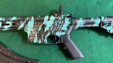 S&W M&P Model 15-22.22Cal LR in Robins Egg Blue Camo Platinum Finish - Image 11 of 13