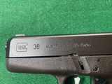 Glock 36 Chambered in .45 ACP - 3 of 7