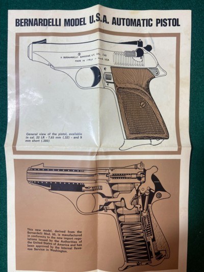 Italian Bernadelli Model 80 .380 Auto Pistol Pocket Gun - Image 11 of 11