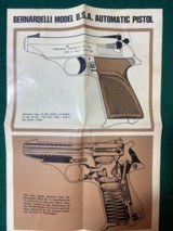 Italian Bernadelli Model 80 .380 Auto Pistol Pocket Gun - Image 11 of 11