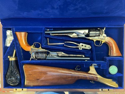 Colt US Cavalry Commemorative Set Black Powder Chambered in .44 - Image 1 of 19