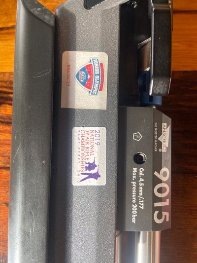 ANSCHUTZ 9015 MATCH TARGET OLYMPIC GRADE PROFESSIONAL AIR RIFLE - Image 3 of 14