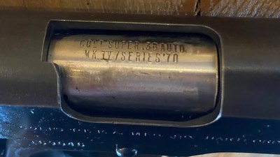 ****Post-War COLT GOVERNMENT 1911 Series 70***MADE IN 1964 **** in .38 Super Semi-Auto w/Colt MK IV-Series 70 Match Barrel***** - Image 6 of 19
