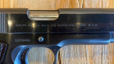****Post-War COLT GOVERNMENT 1911 Series 70***MADE IN 1964 **** in .38 Super Semi-Auto w/Colt MK IV-Series 70 Match Barrel***** - Image 3 of 19