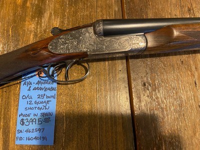 Aya-Aguirre & Aranzabal of Spain Spanish SxS Shotgun Chambered in 12 Gauge - Image 3 of 17