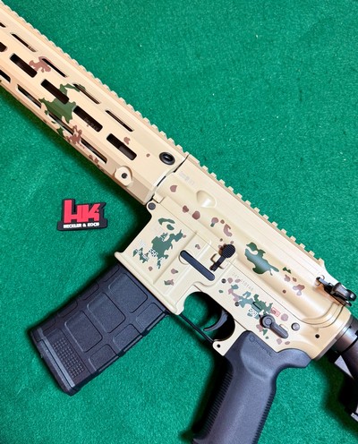 Heckler & Koch MR 556a1, 75th Anniversary, Tropentarn Camo, 5.56 NATO - Image 4 of 7