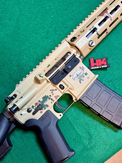 Heckler & Koch MR 556a1, 75th Anniversary, Tropentarn Camo, 5.56 NATO - Image 3 of 7