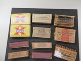 Large Lot of Vintage Ammunition, Brass and Blanks - .30-40 Krag, .45 ACP, .30-06