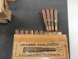 Large Lot of Vintage Ammunition, Brass and Blanks - .30-40 Krag, .45 ACP, .30-06 - 13 of 14
