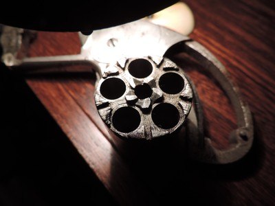 Hopkins & Allen Model XL No. 3 .32 Rimfire Suicide Special Revolver with Ivory Grips - Image 9 of 12