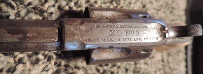 Hopkins & Allen Model XL No. 3 .32 Rimfire Suicide Special Revolver with Ivory Grips - Image 4 of 12
