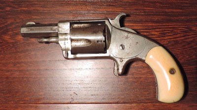 Hopkins & Allen Model XL No. 3 .32 Rimfire Suicide Special Revolver with Ivory Grips - Image 1 of 12