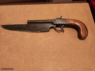 Elgin Patent Cutless Pistol
.36 Caliber Made by Morrill Mossman and Blair 1836-1838