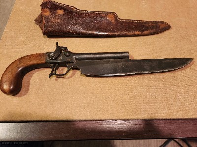 Elgin Patent Cutless Pistol.36 Caliber Made by Morrill Mossman and Blair 1836-1838 - Image 2 of 15