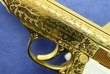 Walther, PP, Gold Engraved, Presentation Case, Post War, 44459LR, I-1098 - 5 of 15