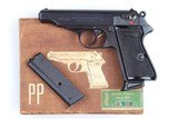 Walther, PP .22, Early Wartime, Commercial, Boxed 142347P, I-345 - 1 of 13