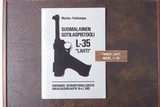 Finnish Lahti, L-35, Experimental Shoulder Stock, Ensemble. *SALE PRICE* - 11 of 25