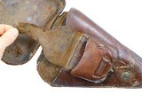Japanese, Type 14 Nambu, Early, Leather Holster, X-281 - 5 of 5