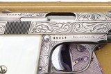 Astra Silver Engraved Cub 2002 Pistol, .22 Short, Boxed, 99034, FB01452 - 6 of 10