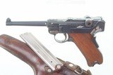 1906 Swiss Luger, Military, Cross in Shield, Holster, 10098, I-305 - 3 of 24