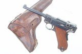 1906 Swiss Luger, Military, Cross in Shield, Holster, 10098, I-305