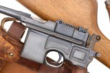 Beautiful Mauser C96 Red 9 Prussian Eagle Rig, 54772, PCA-193 - 3 of 22