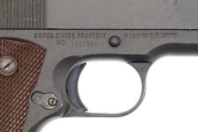 Remington Rand Pistol, M1911A1, U.S. Army, 1417983, FB01417 - Image 10 of 12