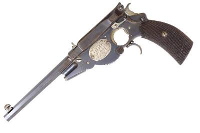 Bergmann, 1896, No. 3, Target, ANTIQUE, 842, PCA-128 - Image 3 of 20