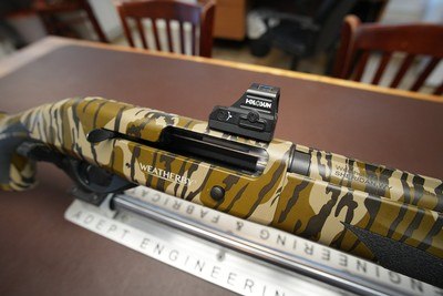 Weatherby Element in Bottomlands Camo 20ga with extras. - Image 2 of 12