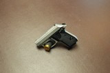 Beretta Tom Cat .32 Cal Stainless Ultra Sub Compact. - Image 2 of 6