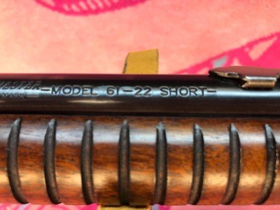 Winchester Model 61- 22 short only round barrel - Image 7 of 15