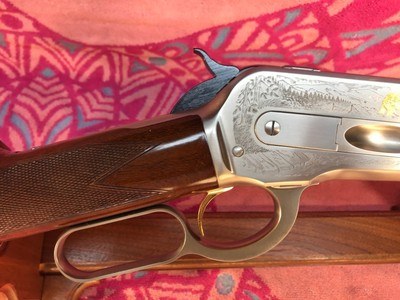 Browning Model 1886 High Grade Saddle Ring Carbine in 45-70 Govt. Caliber - Image 3 of 15