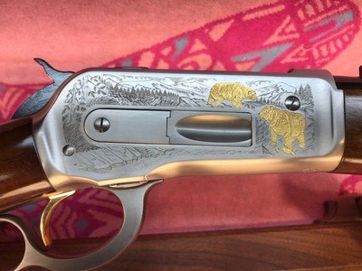 Browning Model 1886 High Grade Saddle Ring Carbine in 45-70 Govt. Caliber - Image 4 of 15