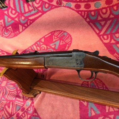 Savage model 219B single shot 22 Hornet - Image 1 of 15