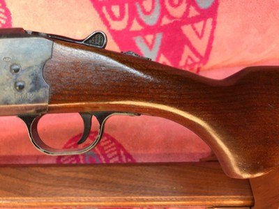 Savage model 219B single shot 22 Hornet - Image 12 of 15