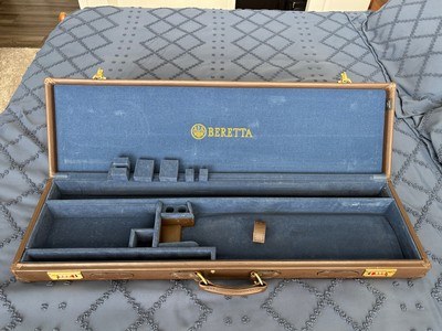 Leather Bound Beretta Over/Under Hard Case - Image 1 of 3