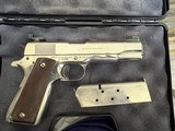 1943 Ithaca M1911A1 double stamped Silver U.S. Army .45 Cal w/History - 2 of 6